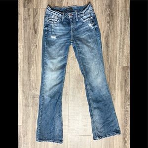 Suki Bootcut Silver Jeans